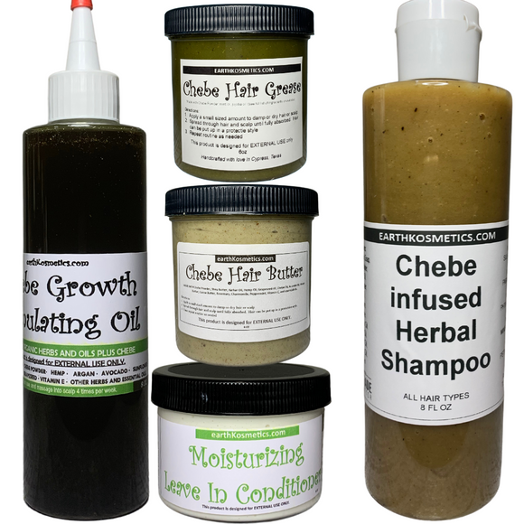 Da Big Chop Regrow Kit (Shampoo/Conditioner/Grease/Butter/Herbal Oil)