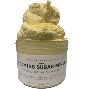 Turmeric and Honey Foaming Sugar Scrub