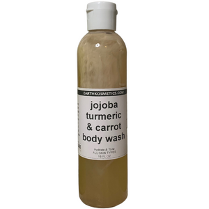 Gel douche au jojoba, au curcuma et à la carotte